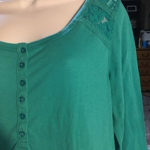 Teal shirt